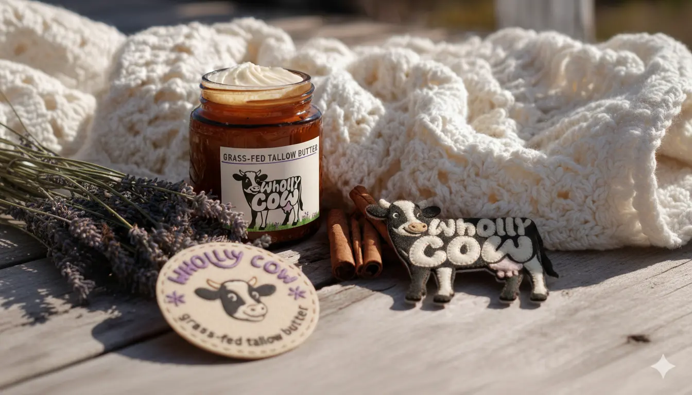 Wholly Cow Tallow natural skincare products